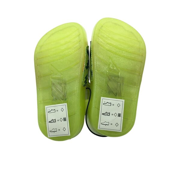 Avia Boys Avi Light-Up Sandals Rubber Slingback Lightning Green 10 - Picture 3 of 4